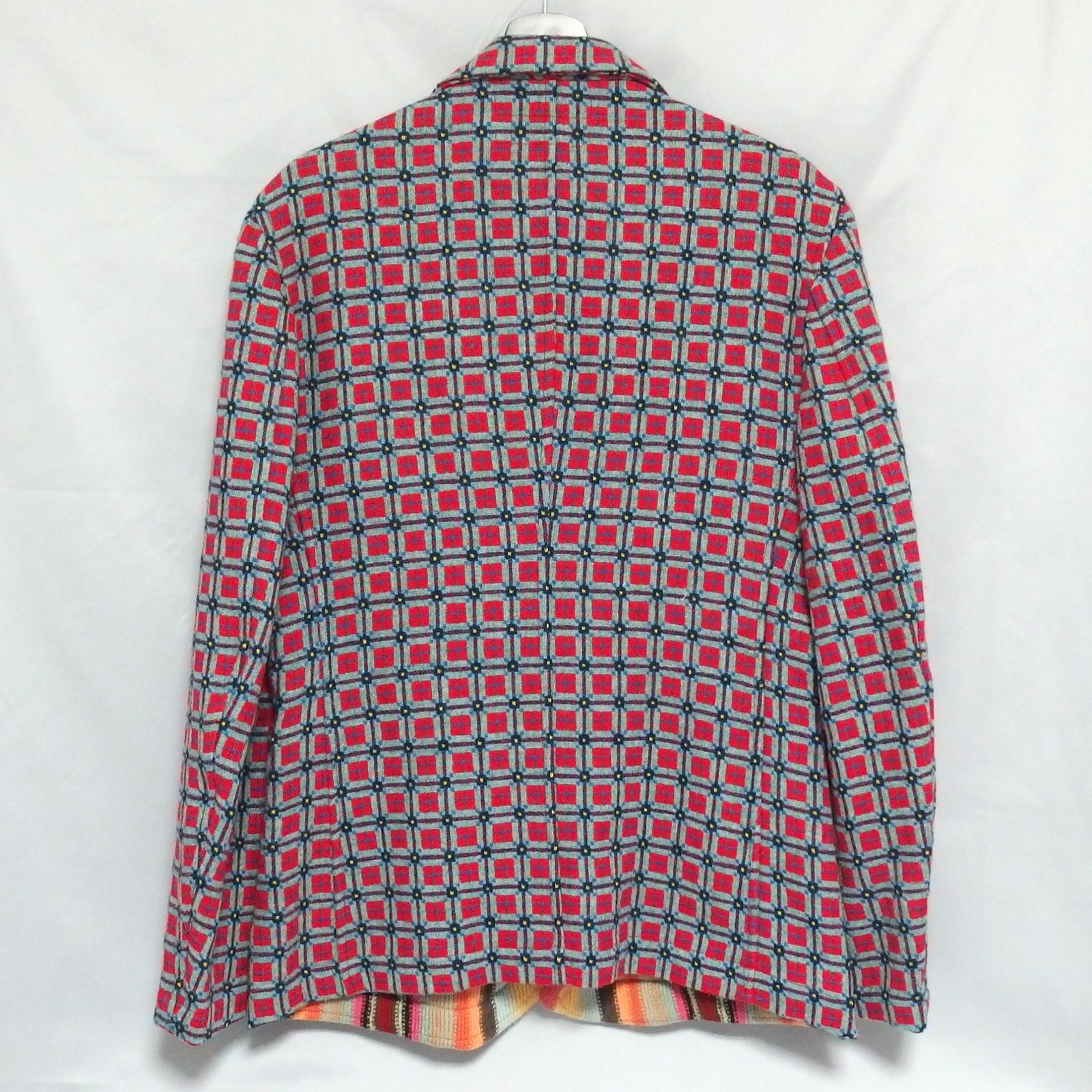 美品☆COMME des GARCONS SHIRT ウール100％ 総柄 テーラード 