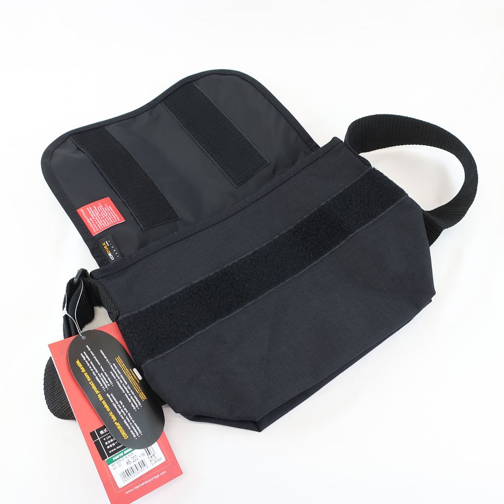 【天白】【MANHATTAN PORTAGE】マンハッタンポーテージ メッセンジャーバッグ MP1605JR ブラック 黒 バッグ 鞄 ユニセックス【新品】【未使用】【中古】