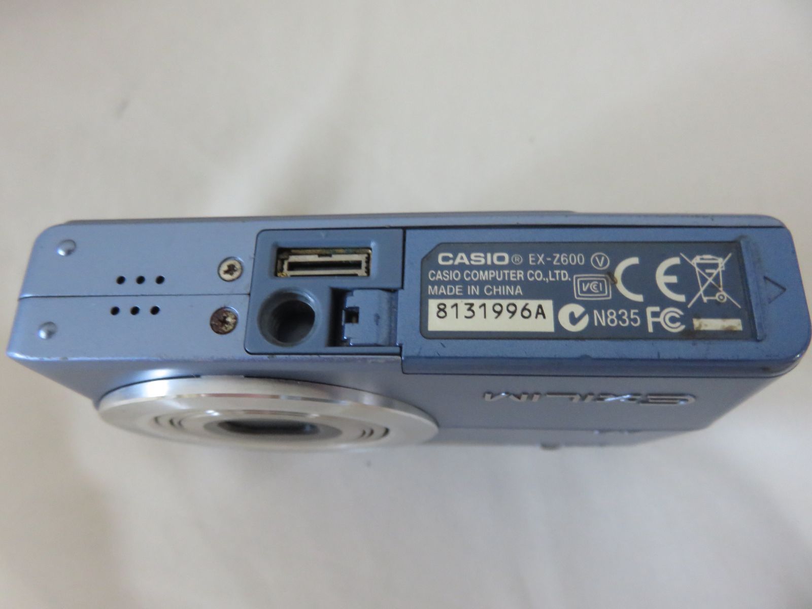 【動作品】CASIO カシオ EXILIM EX-Z500 レトロカメラ ブルー 動作品】CASIO カシオ EXILIM EX-Z500 レトロカメラ ブルー