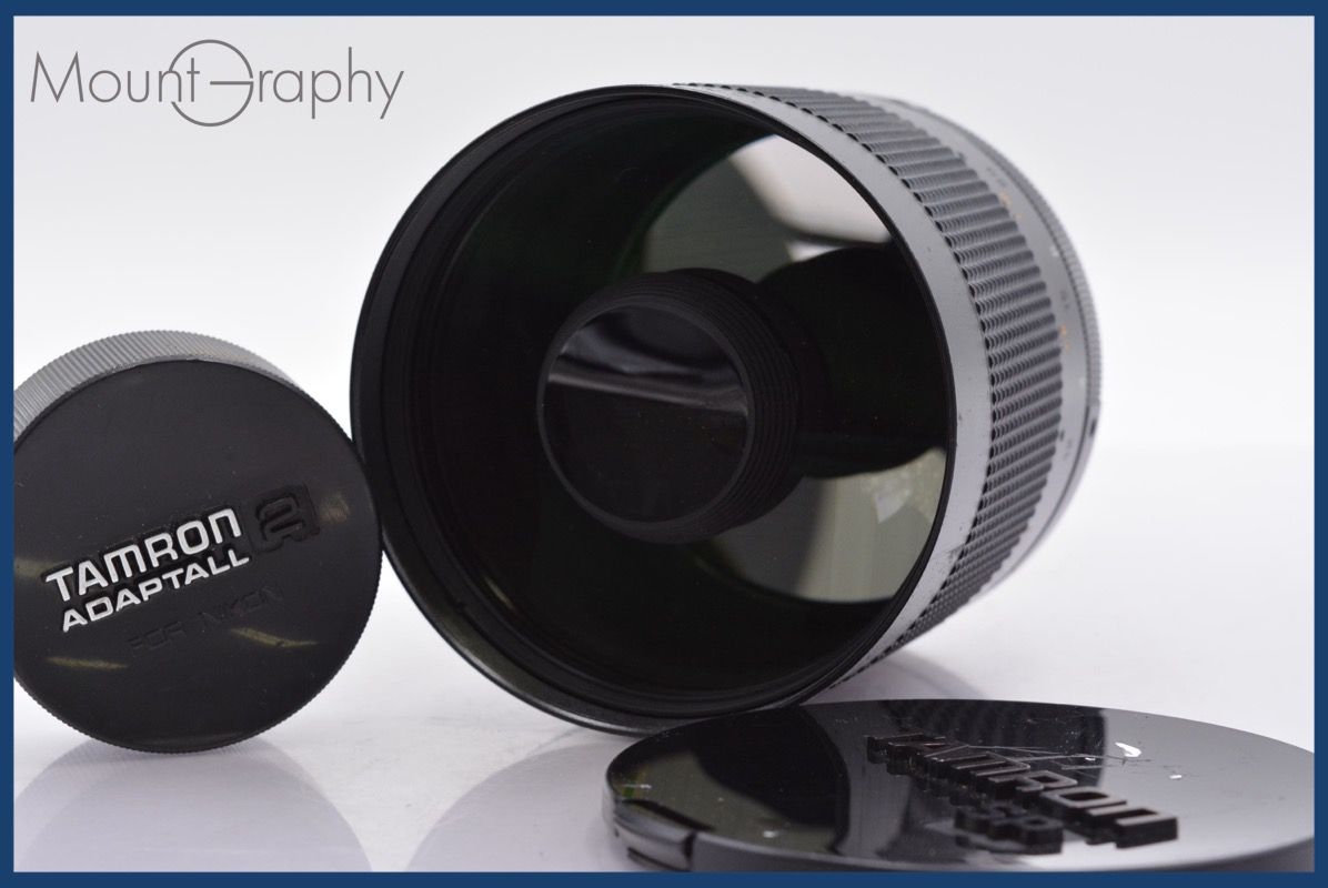 上 タムロン TAMRON SP 500mm F8 TELE MACRO BBAR MC 5° 55BB 前後キャップ付 ニコンF用 MF 完動 同梱可 mj4907