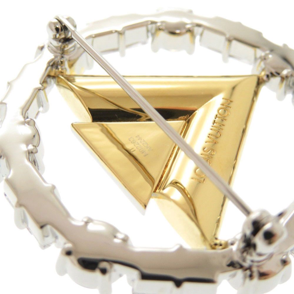 新品同様 ルイ ヴィトン ブローチ V フォー ヴィトン M02263 メタル