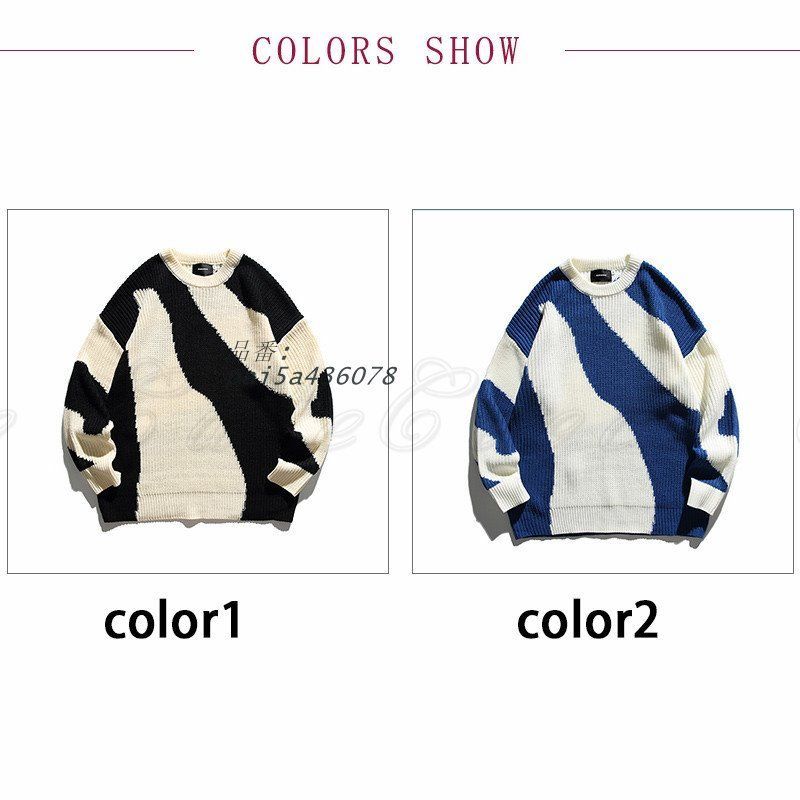 セーター メンズ ゆったり クルーネック 着回し おしゃれ 美しいシルエット デイレジャー デザイン ファッション 防寒対策 かっこいい 個性的 pai 5 a 436078