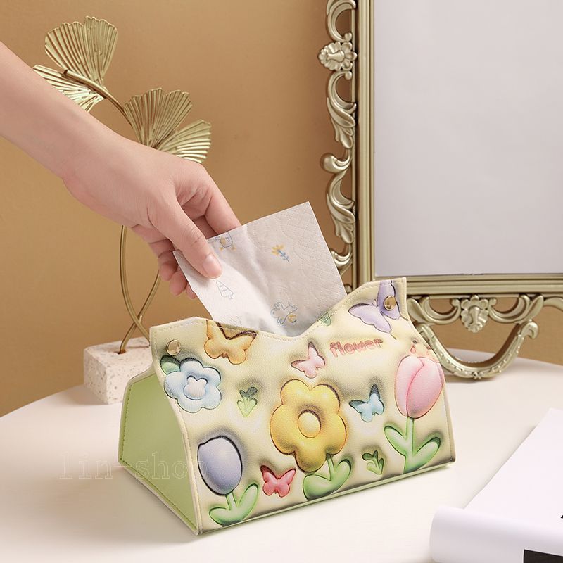 ティッシュボックスカバー プリント ティッシュボックス 装飾 ティッシュホルダー クリエイティブティッシュボックス [0264]