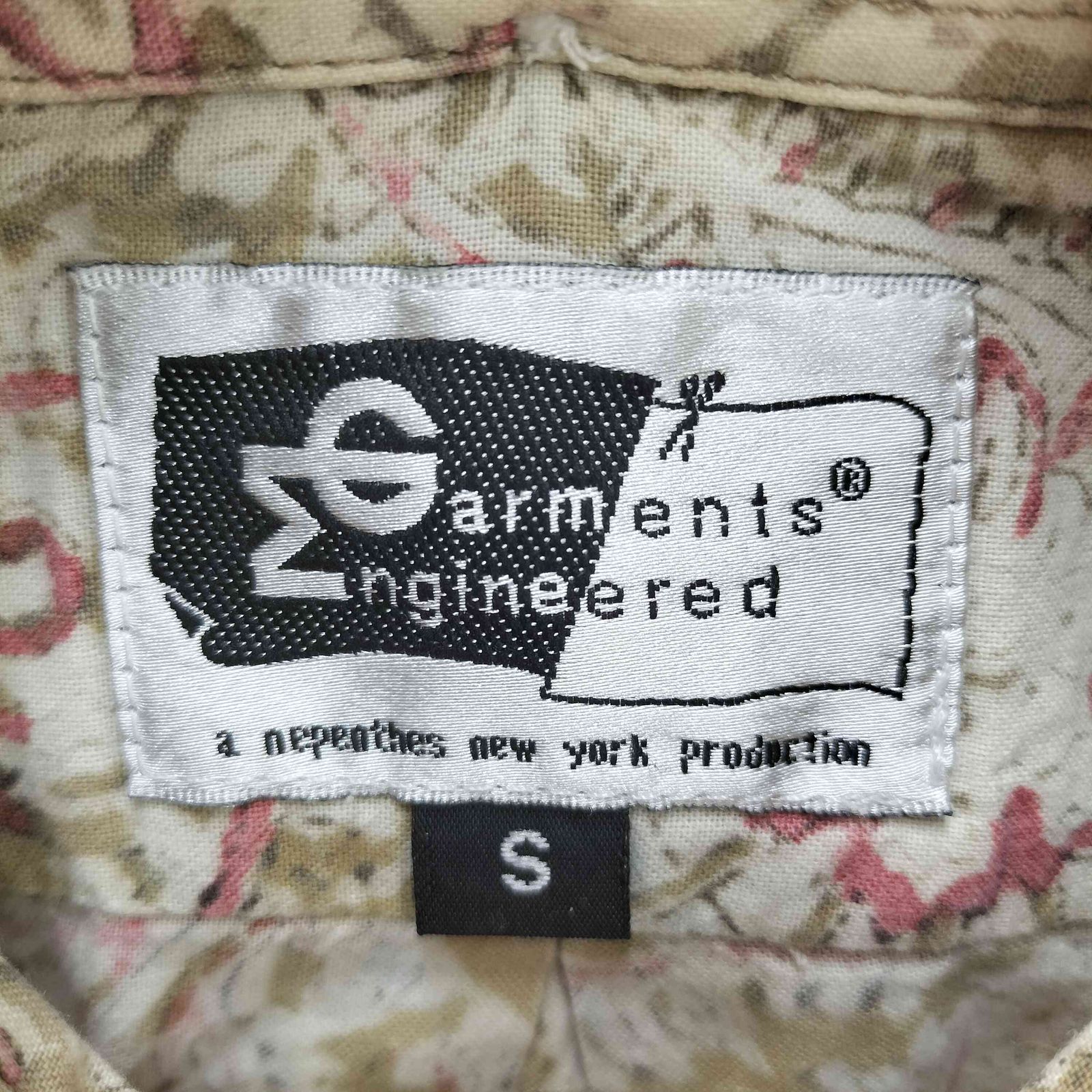 ENGINEERED GARMENTS 旧タグ エンジニアードガーメンツ Engineered Garments 旧タグ 総柄S/S