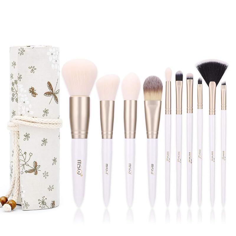 MSQ メイクブラシ 10本セット プロ仕様 化粧ブラシ チークブラシ