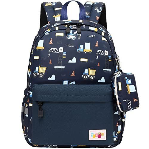 働く車柄 [Mygreen リュック 子供 キッズ 男の子 A4対応 軽量 幼稚園 通園 入園 入学 働く車柄