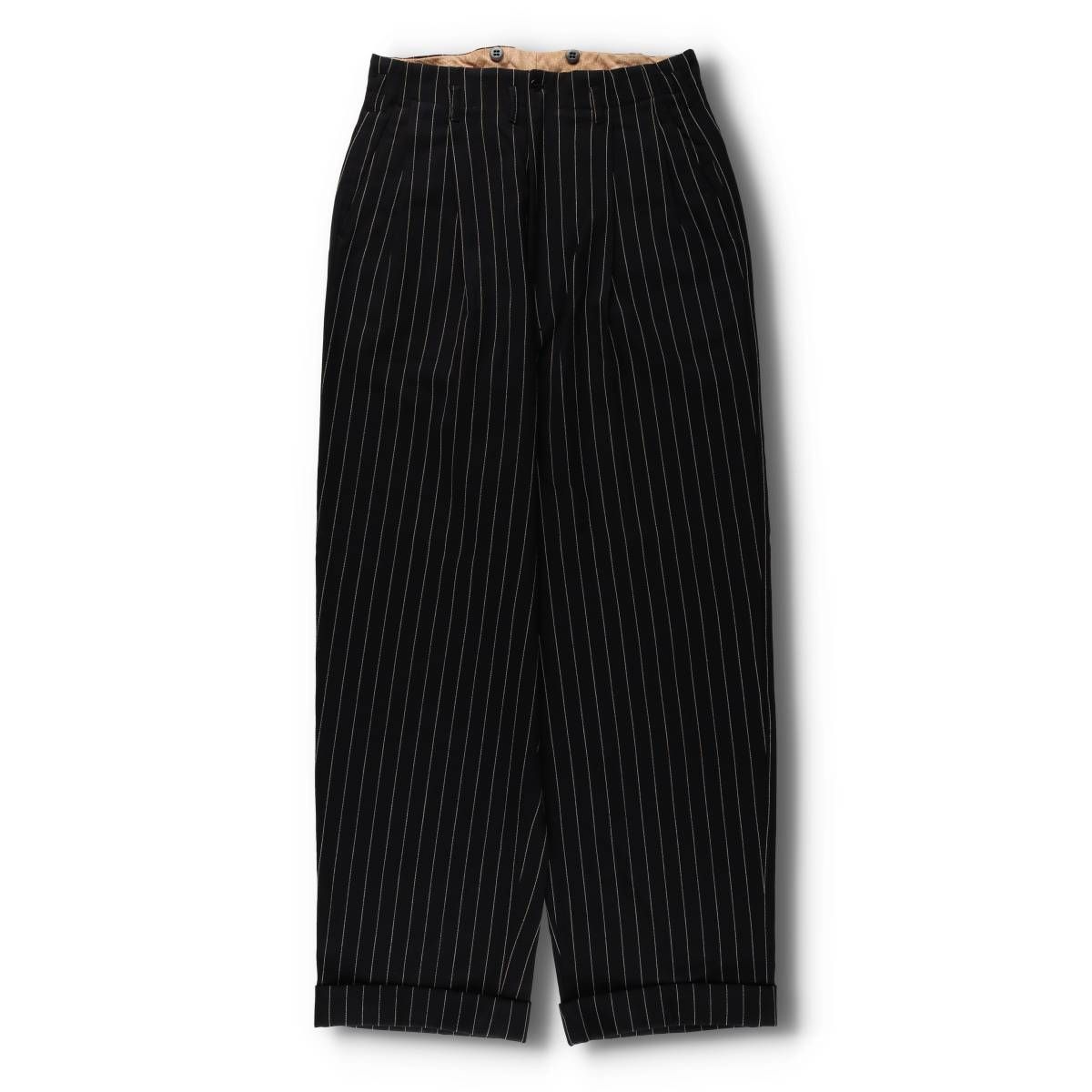 古着 50年代 ストライプ柄 スラックスパンツ メンズw32相当 ヴィンテージ|eva003767