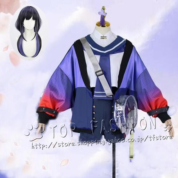 バーチャルYouTuber 先斗寧 コスプレ衣装 日常服 ウィッグ 靴 道具別売り