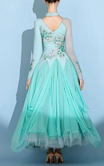 社交ダンスドレス スタンダードドレス モダンダンス 刺繍 オーダーメイド 社交ダンスドレス スタンダードドレス モダンダンス 刺繍 オーダー