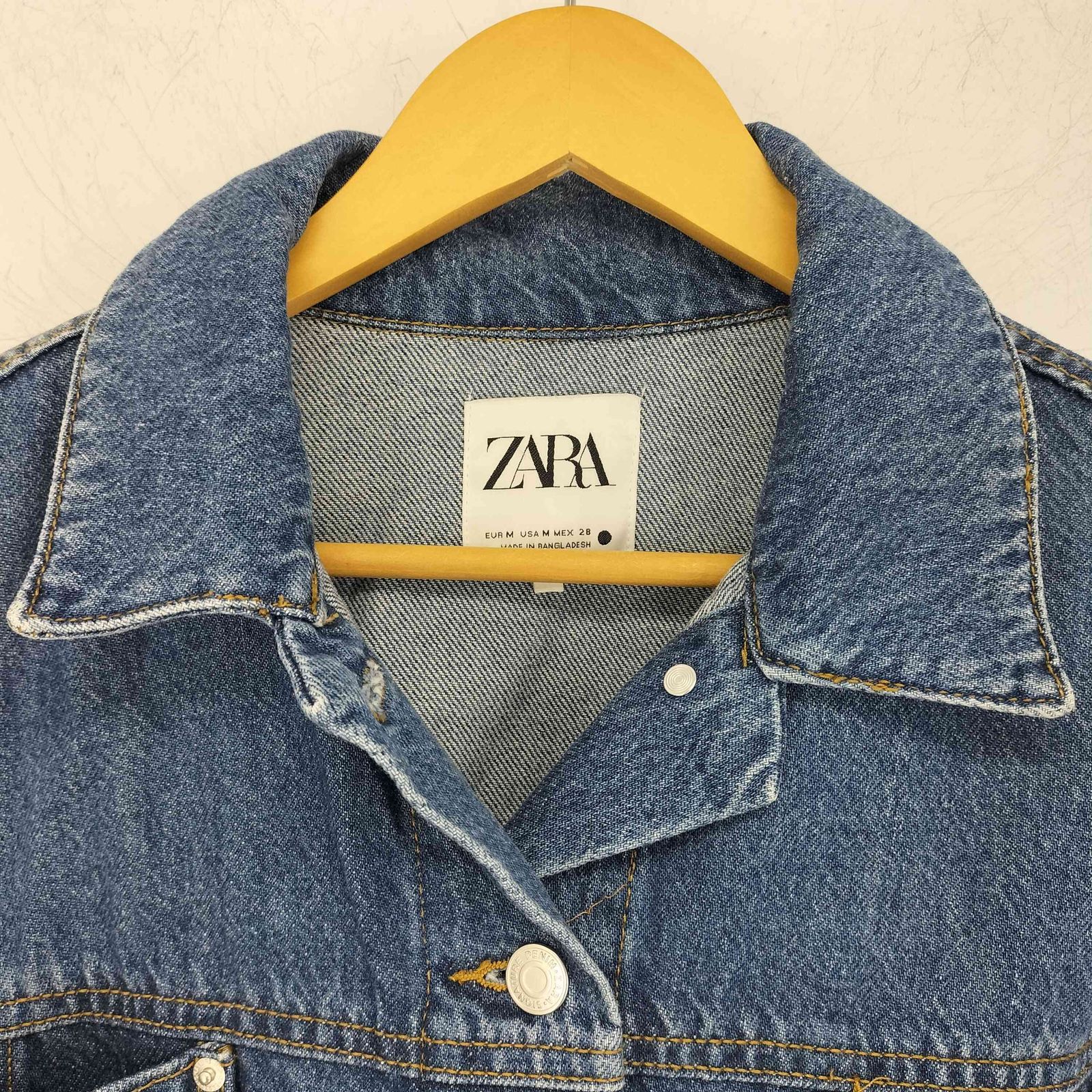 ZARA デニム ショート丈ジャケット　新品タグ付き 1704007889.jpg?1666007485