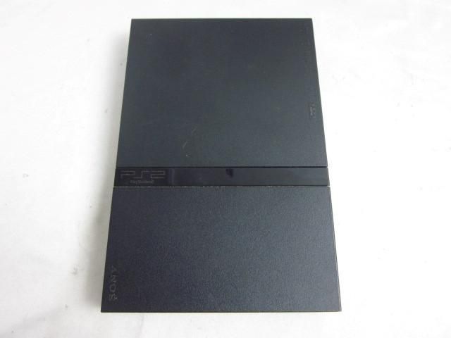  中古品 ゲーム プレイステーション2 PS2 本体 SCPH-70000 チャーコルブラック 動作品 周辺機器あり