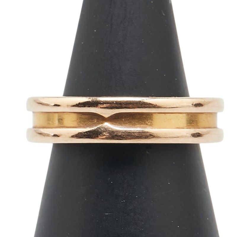 ブルガリ ビーゼロワン リング 指輪 48 K18PG ピンクゴールド レディース BVLGARI 1-0212483