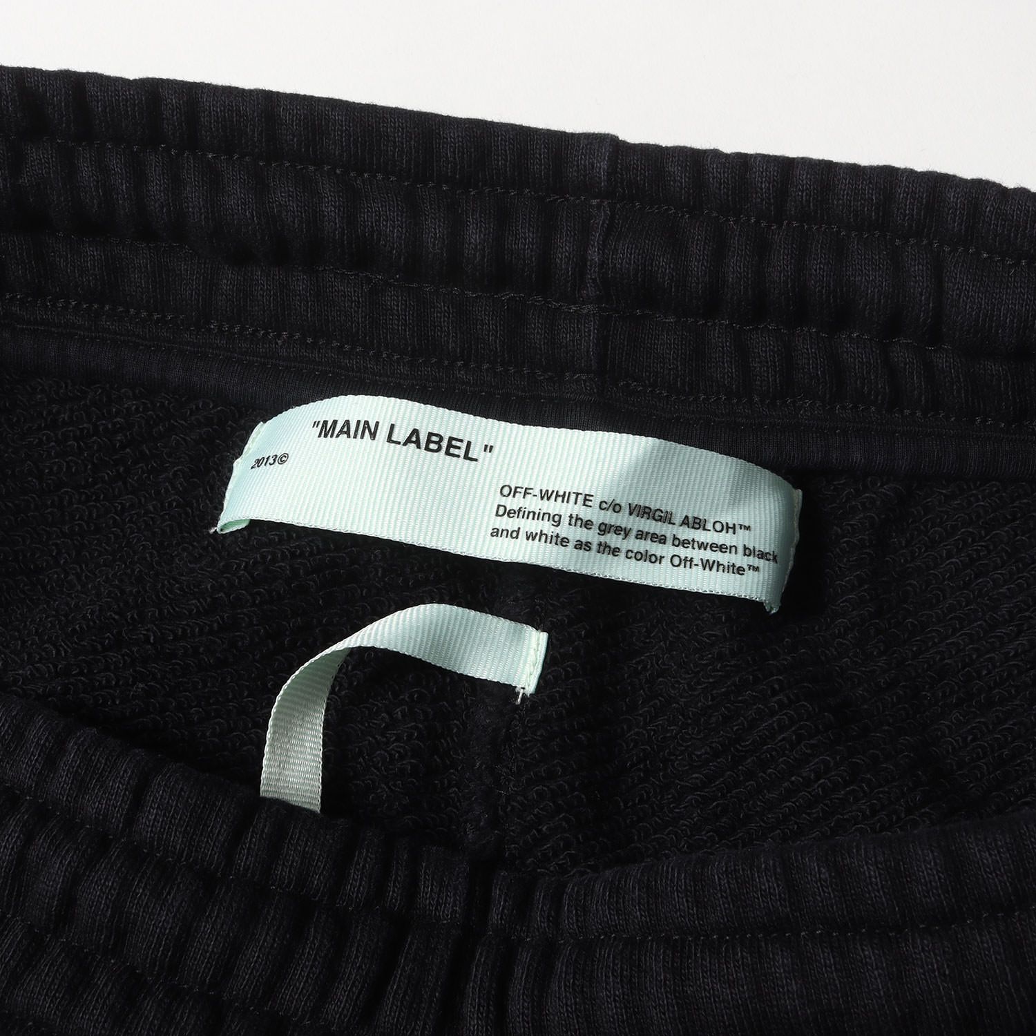 OFF-WHITE イージーパンツ 黒 2013
