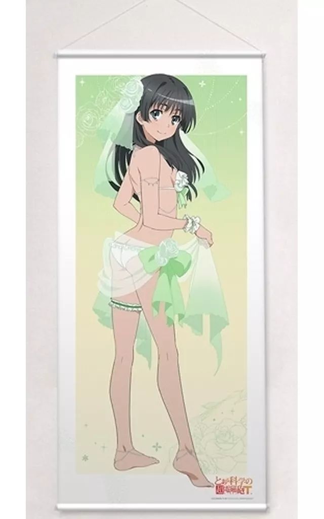 タペストリー 佐天涙子 ウエディング水着 描き下ろし特大タペストリー とある科学の超電磁砲T