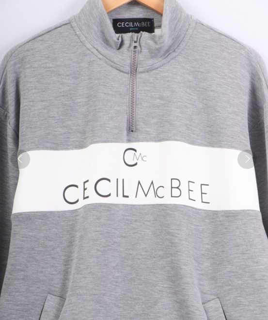 DBハーフジップスウェット