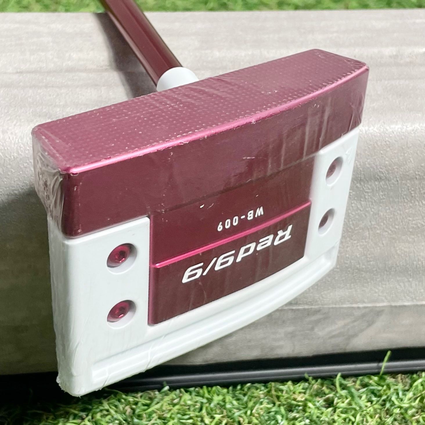 Kasco - 【新品】kasco RED9/9 WB-009 パター 34インチ キャスコ レッド9 ボックス メーカー純正カーボンシャフト ヘッドカバー付き 新品】kasco RED9/9 WB-009 パター 34インチ キャスコ レッド9