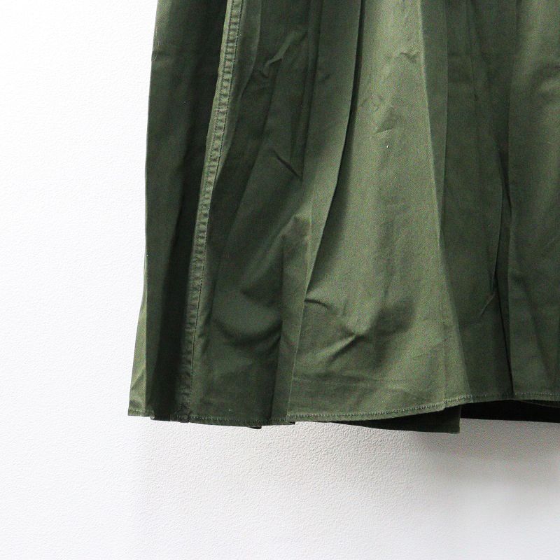 マンズテーラー R D M Co コットン Ｖネック ワンピース S カーキ系 タック プルオーバー セットアップ その他 