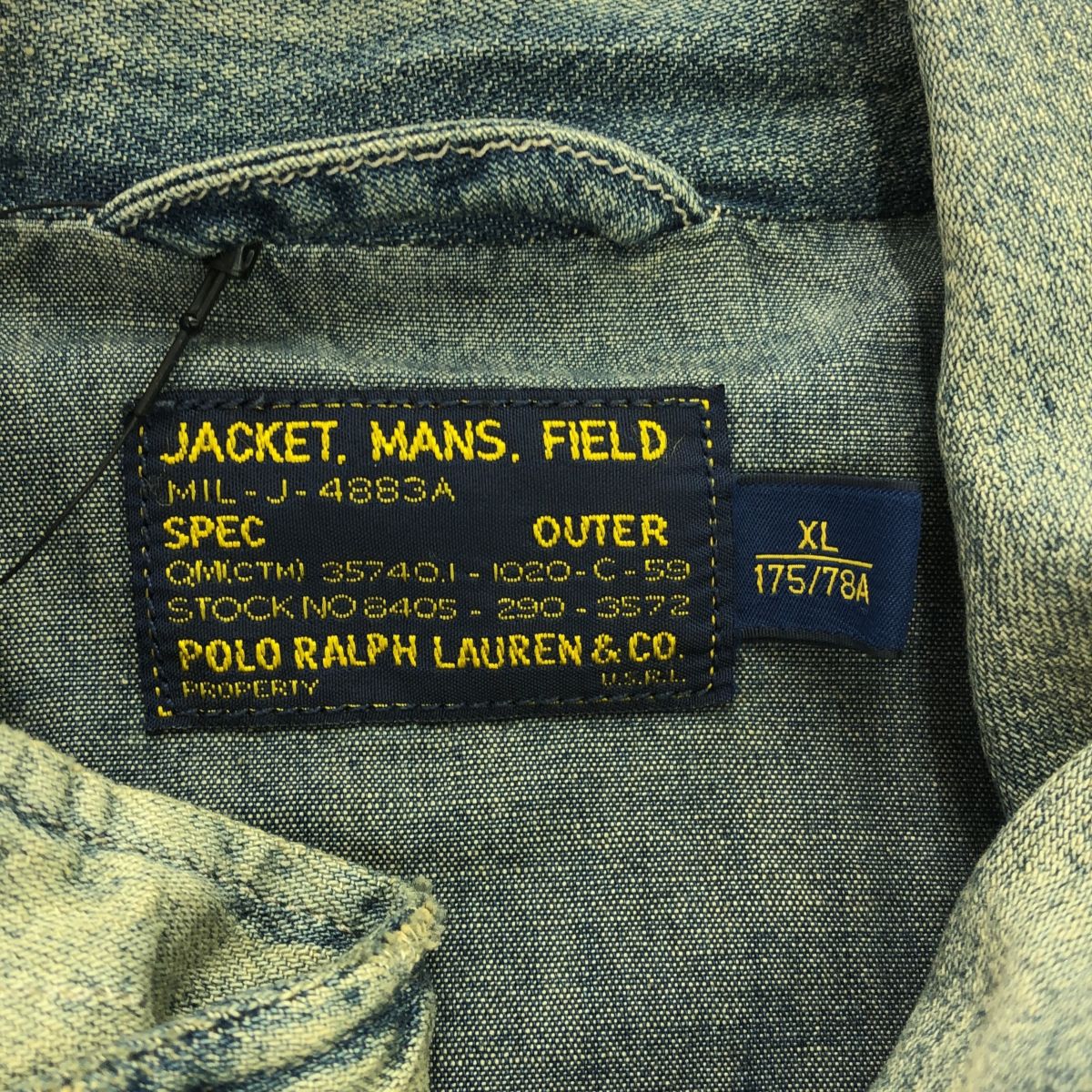 POLO RALPH LAUREN ポロラルフローレン MIL-J-4883A デニムフィールド 
