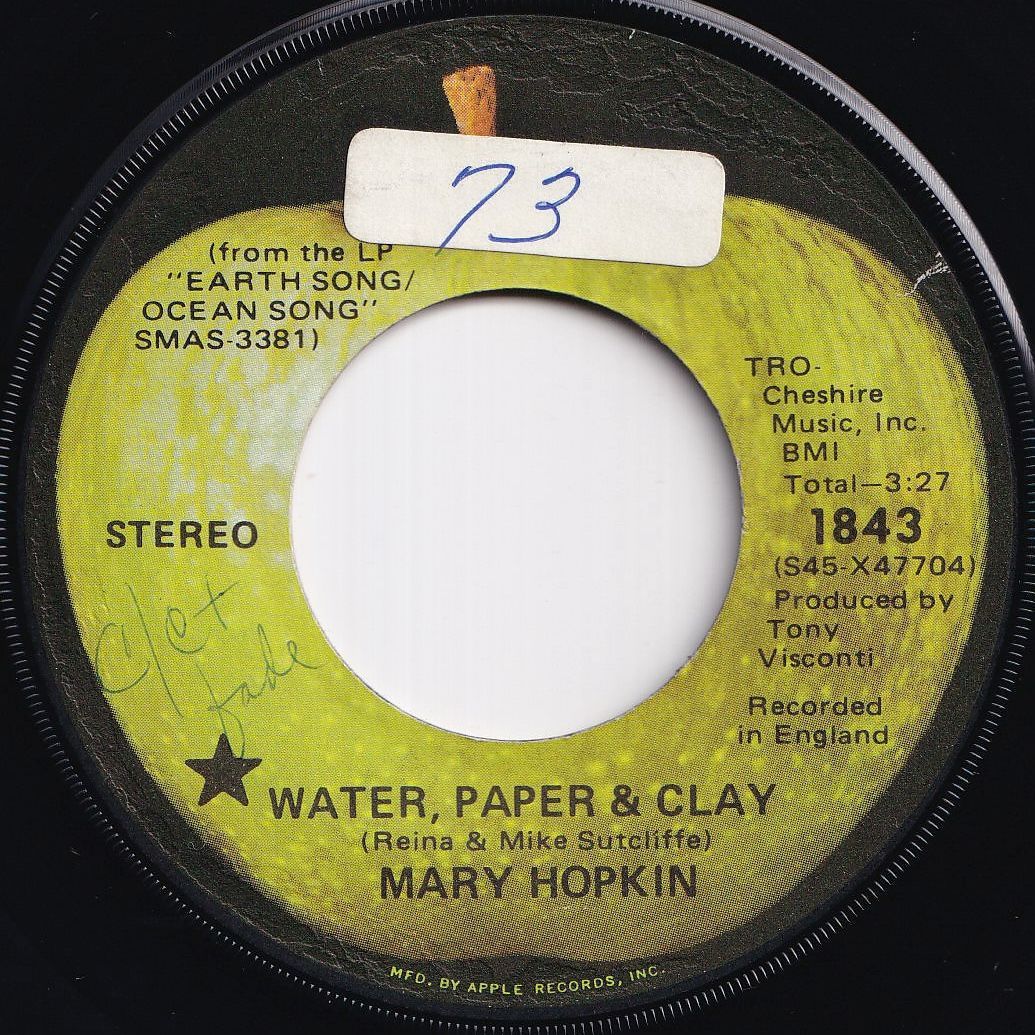 Mary Hopkin Water, Paper & Clay / Streets Of London Apple US