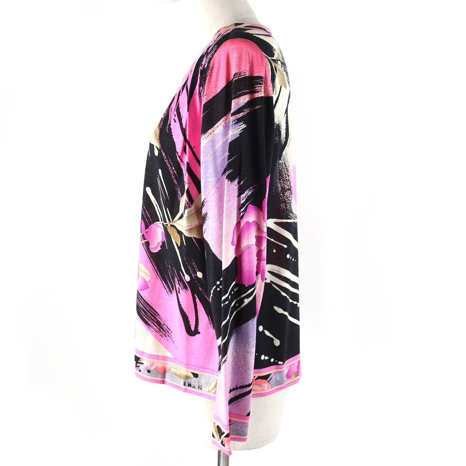 美品❤️レオナール　トップス❤️ 楽天市場】レオナール（サイズ（S/M/L）L）（トップス