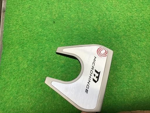 オデッセイ MICROHINGE 7 S 34インチ パター PT スチール フレックスその他 メンズ 男性用 右利き 右用 Bランク ゴルフクラブ