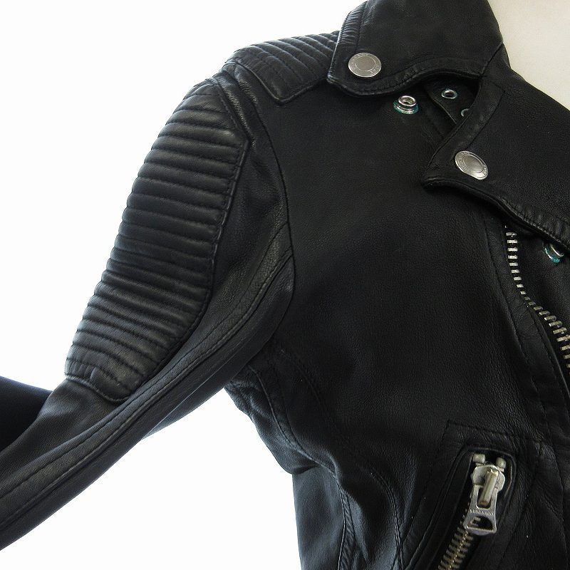 バーバリーブリット BURBERRY BRIT ライダースジャケット ダブル 