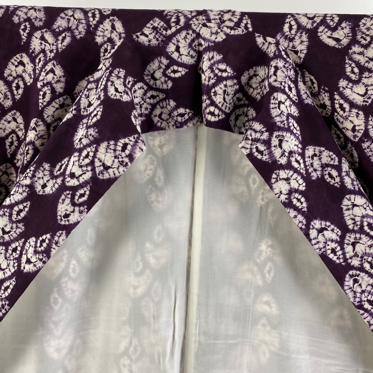 平和屋着物○上質な小紋 舞花市松 正絹 逸品 未使用 AAAU4259np 平和屋