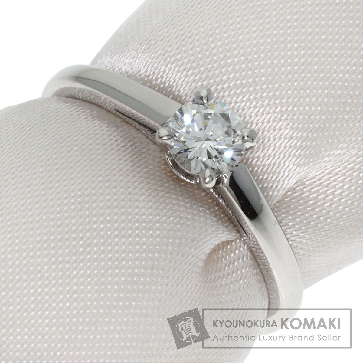 BVLGARI ブルガリ ソリテール 1P ダイヤモンド リング 指輪 PT950 レディース