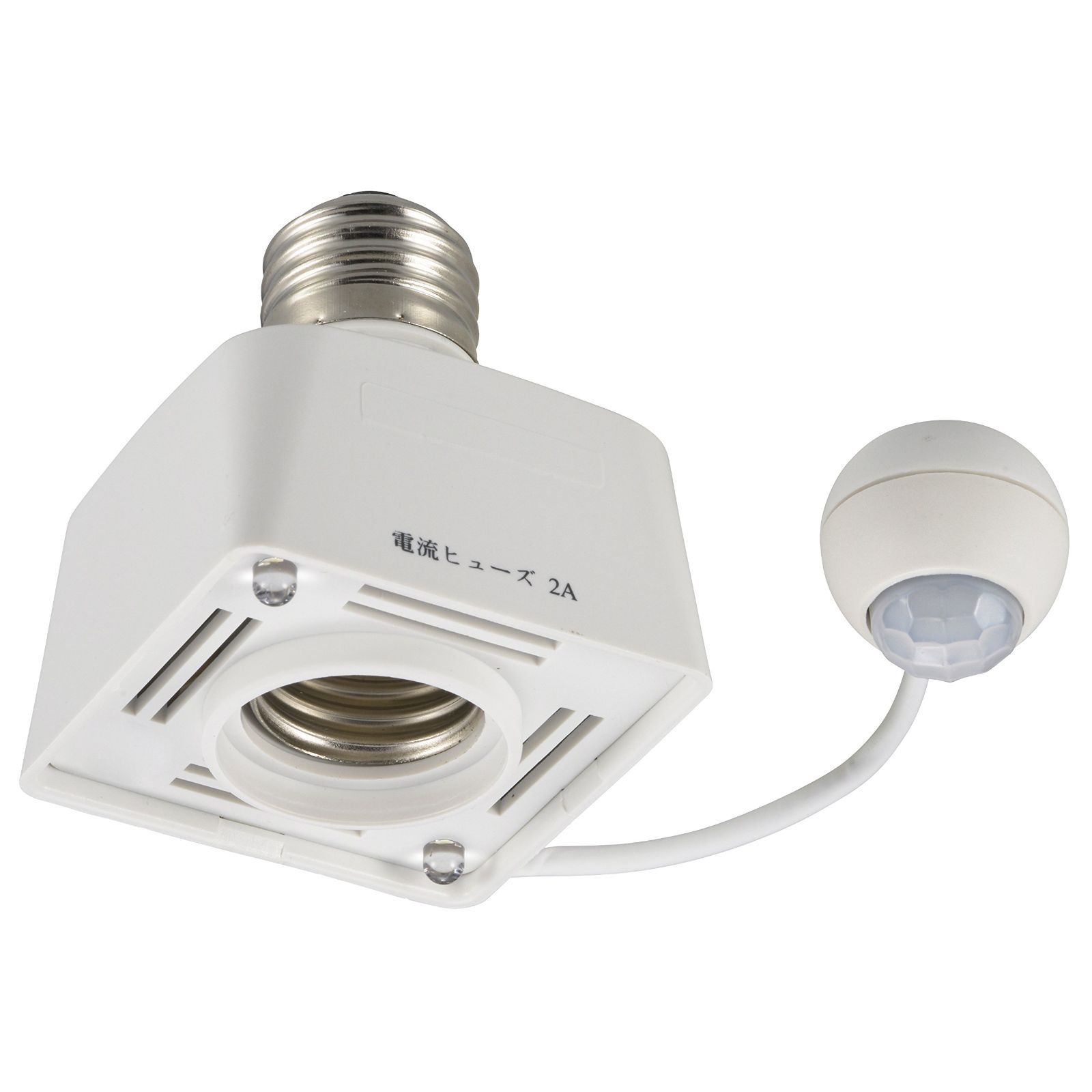 【在庫処分】04-8391 HS-LPBA4-W 停電補助灯 人感センサー E26対応 センサーソケット OHM