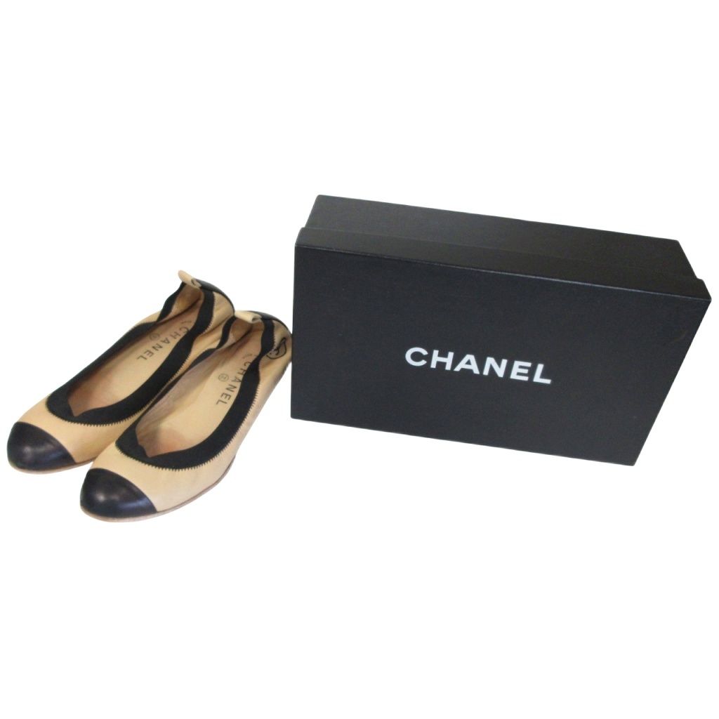 CHANEL シャネル　ココマーク　レザー　バレエシューズ　パンプス CHANEL （新品・未使用品）】シャネル バレリーナ ココマーク
