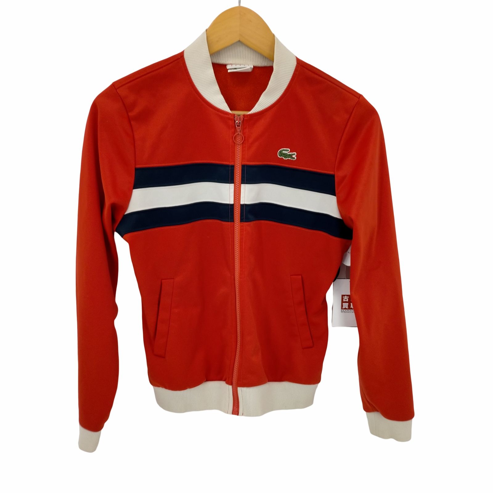 ラコステ LACOSTE 90S SALMIジップ MADE IN FRANCE トリコカラー 