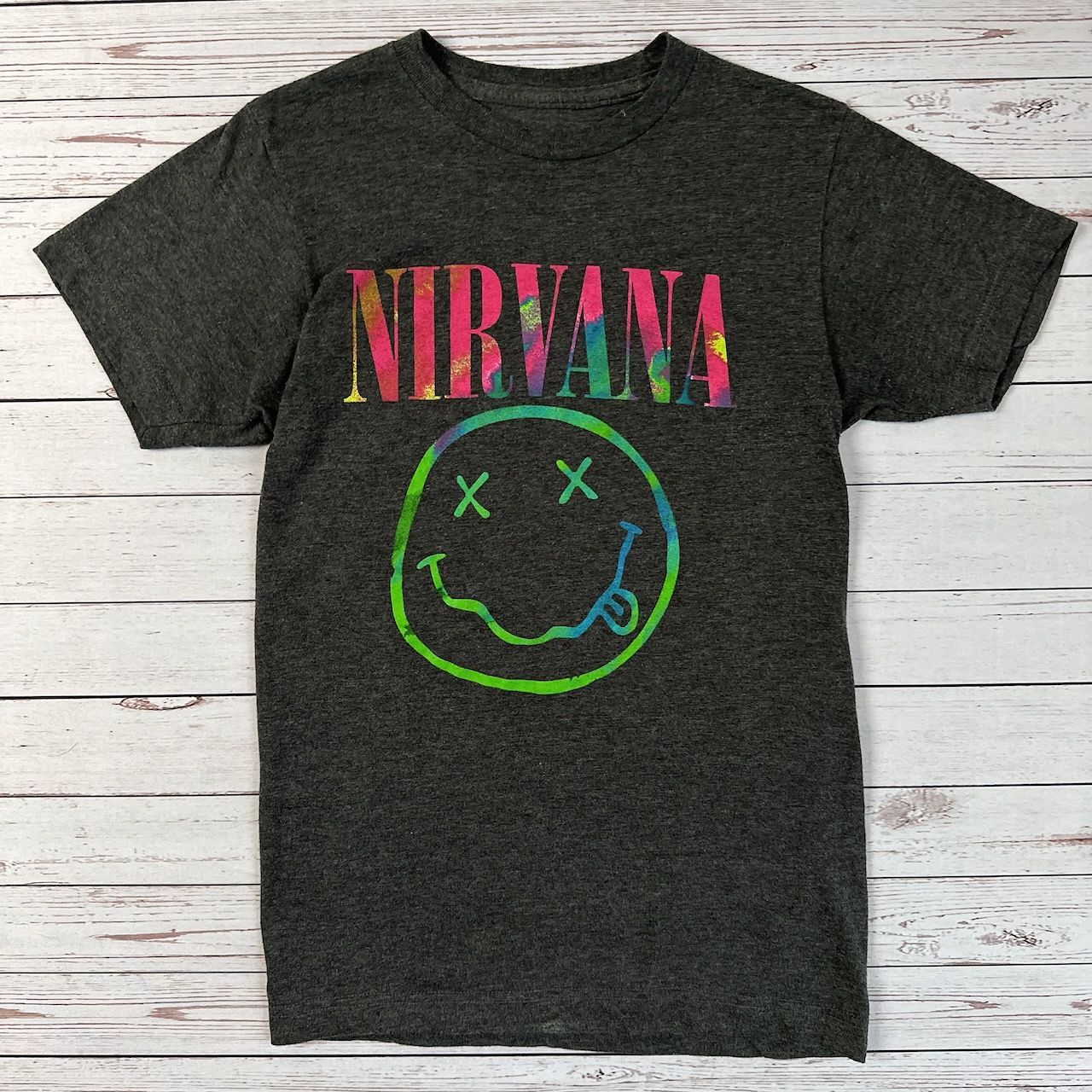 激レアDGCロゴ入 Nirvana スマイル XL美品 ヴィンテージ Tシャツ