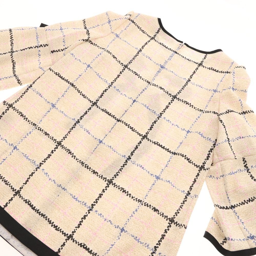 エムズグレイシー チュニック 長袖 FS-910514 トップス 高品質 リボン レディース 40 L相当 ベージュ系