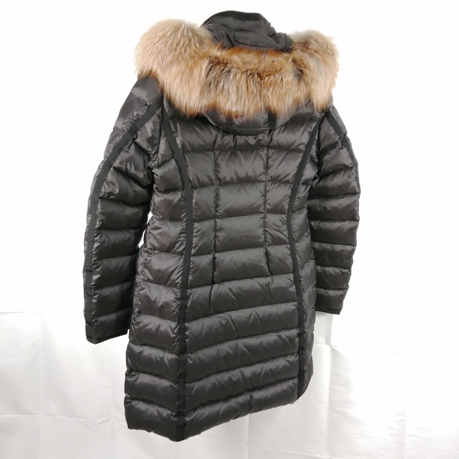 未使用 MONCLER HERMIFUR GIUBBOTTO ダウン ジャケット エルミファー F20931C51601 53048 TG 3 BLK  ブラック 黒 アウター ナイロン リアルファー FOX - メルカリ