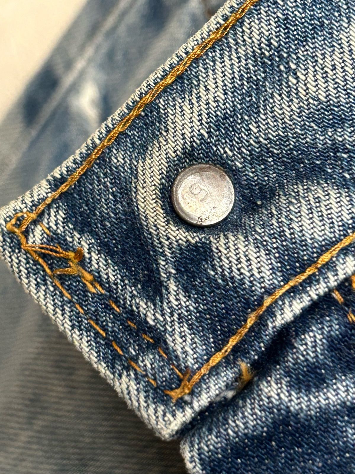 70年代U.S.A.製Levi's505 66前期42TALONジップボタン裏5 Levi's Levis