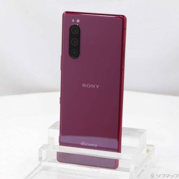 中古品〕 Xperia 5 64GB レッド SO-01M docomo【368】 - メルカリ