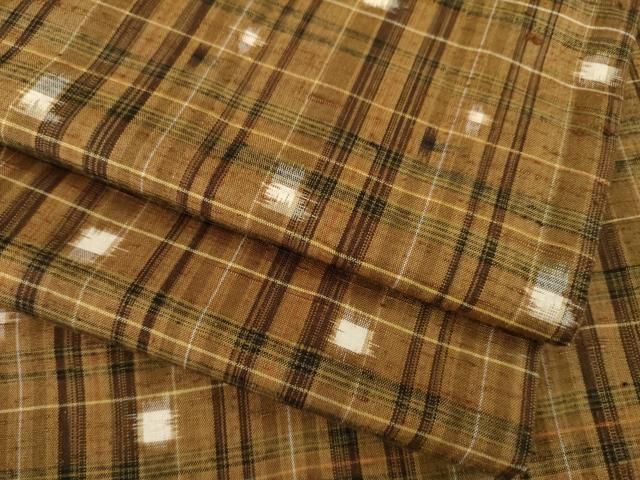 平和屋着物●上質な紬　格子　正絹　逸品　AABC3547ck 平和屋着物○上質な紬 格子 正絹 逸品 AABC3547ck - メルカリ