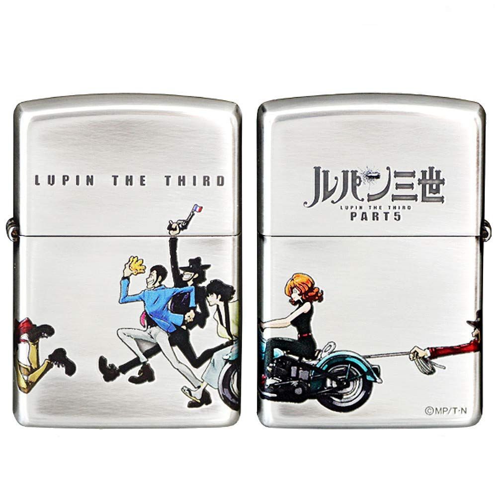 zippo ジッポー オイルライター ルパン三世 4サイドチェイス PART5 純銀メッキ 200