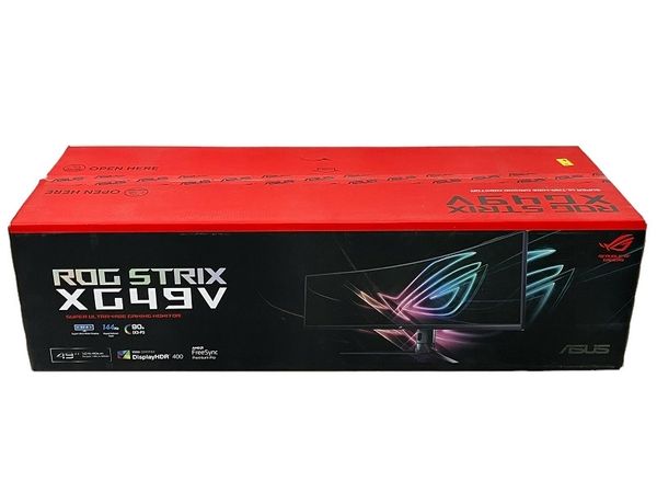 動作保証】ASUS ROG Strix XG49VQ 49インチ スーパーウルトラワイド ...