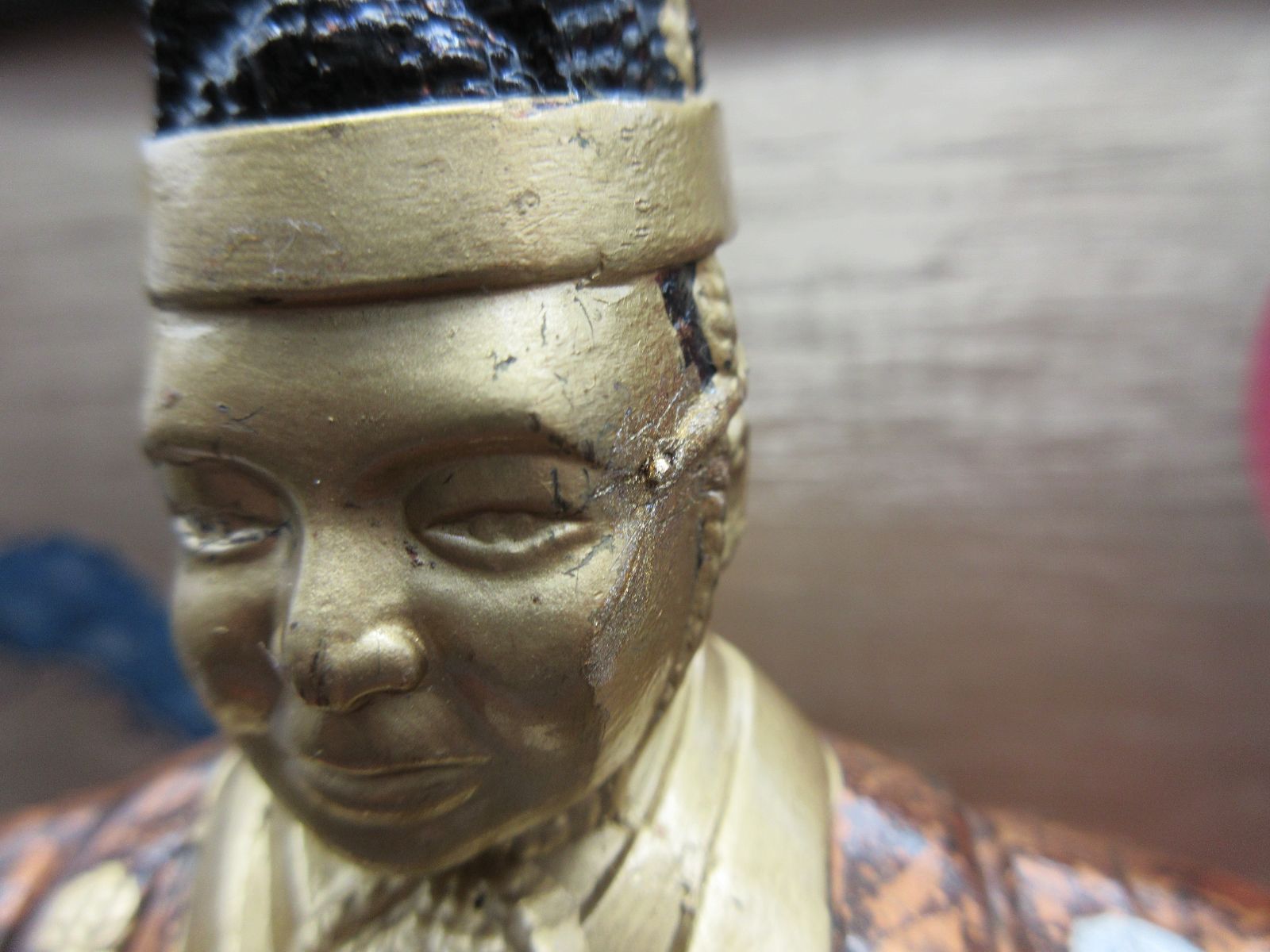 鋳物 金属工芸 能面人形 翁舞 彩色翁 翁像 能・狂言 吉祥 縁起置物