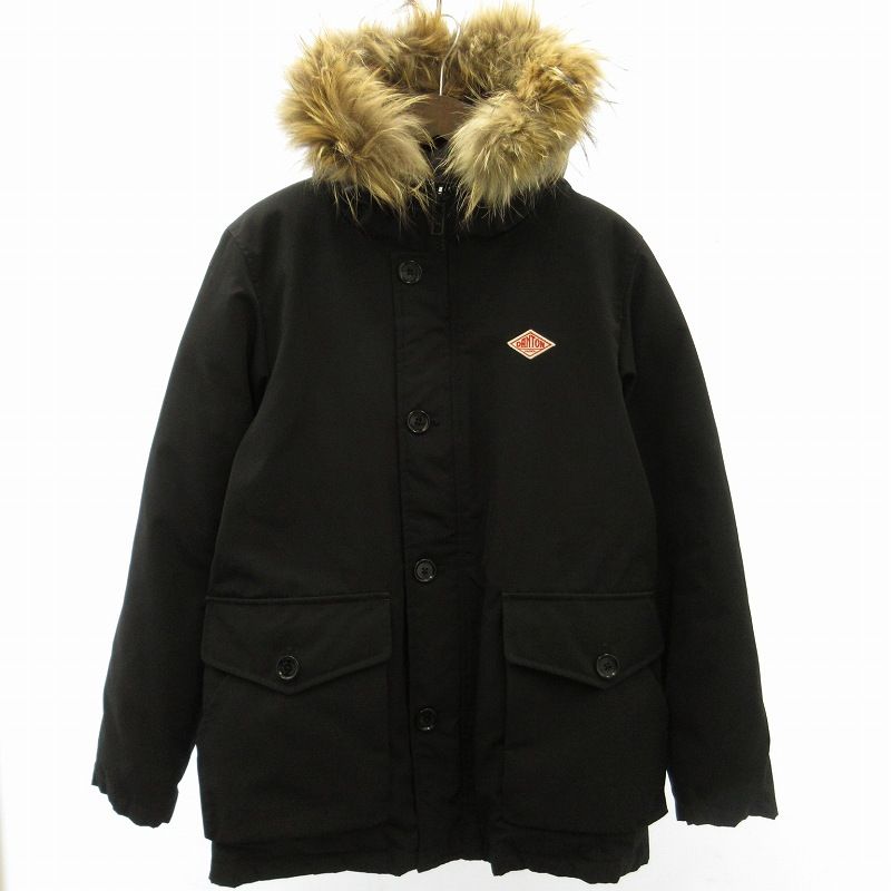 DANTON ダントン タッサー ダウンジャケット 38 ブラック