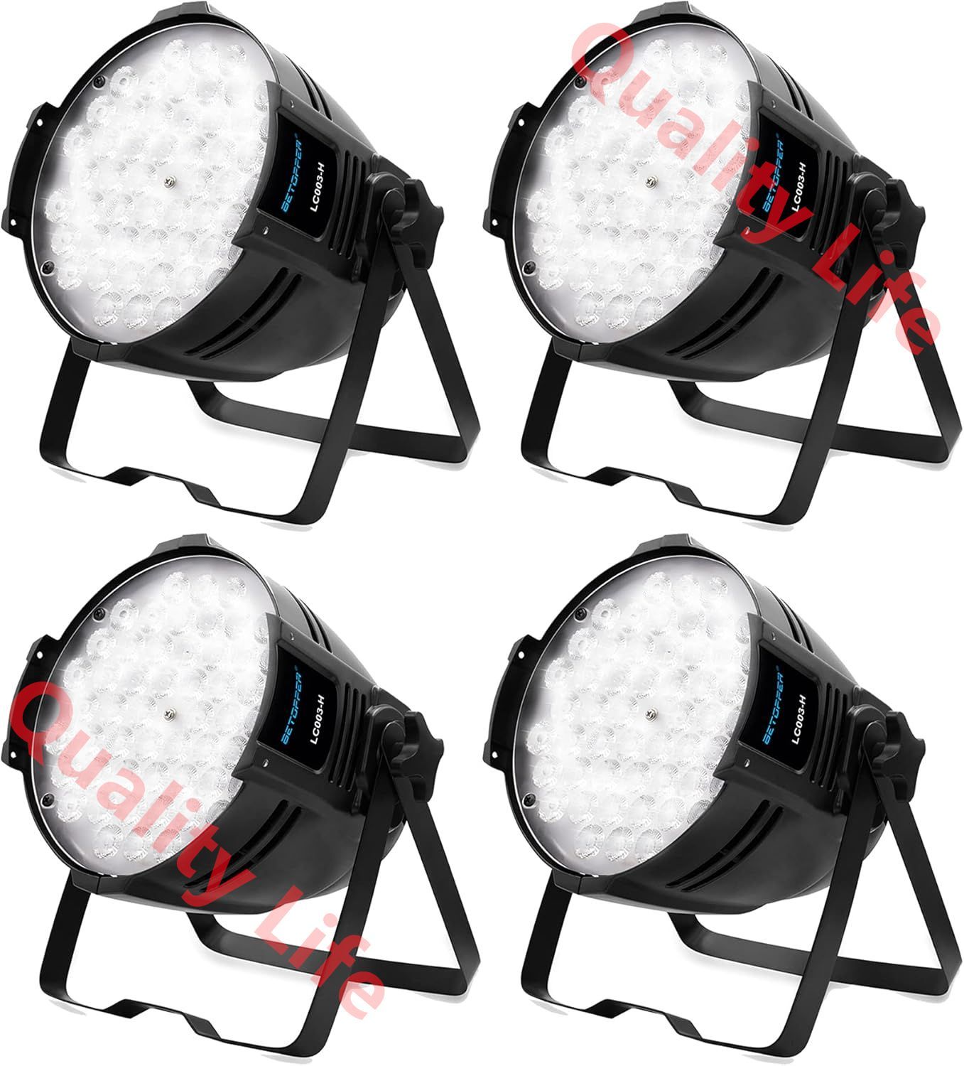 舞台照明 54*2W COB スポットライト ステージライト ステージストロボ効果照明 DMX512 2|4CH パーティライト DJ light クラブライト 高輝度 舞台|演出|結婚式|パーティー|カラオケ|クラブ 4個セット