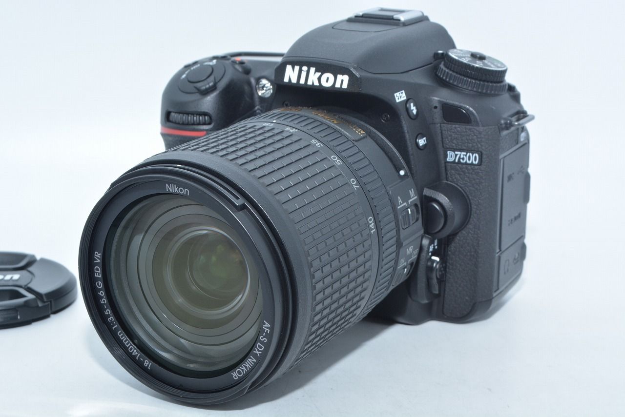 Nikon デジタル一眼 D7500 18-140 VR レンズキット ブラック 動作確認済 シャッター3619回 | Nikon デジタル一眼レフカメラ D7500 18-140VR レンズキット