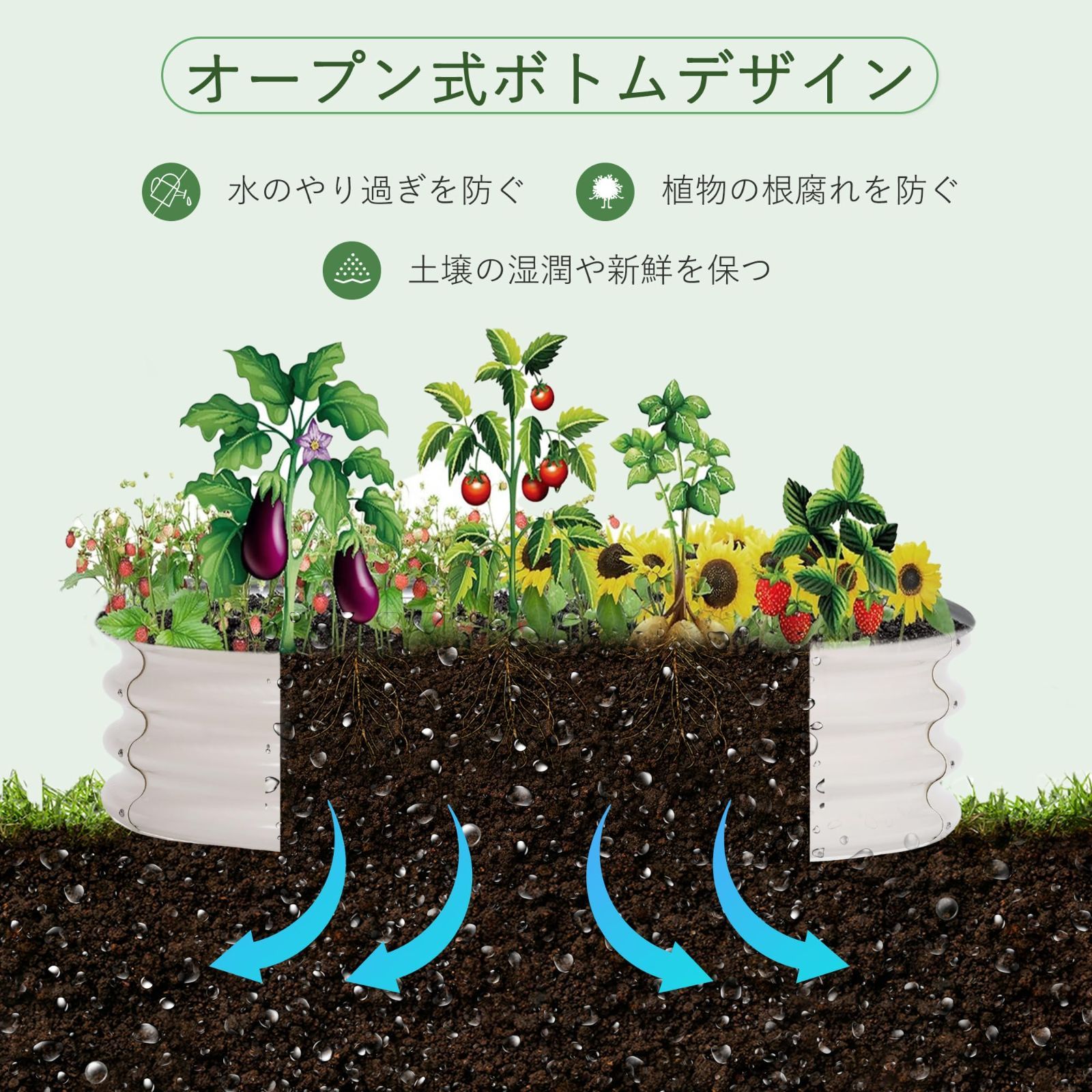 ガーデンベッド プランター