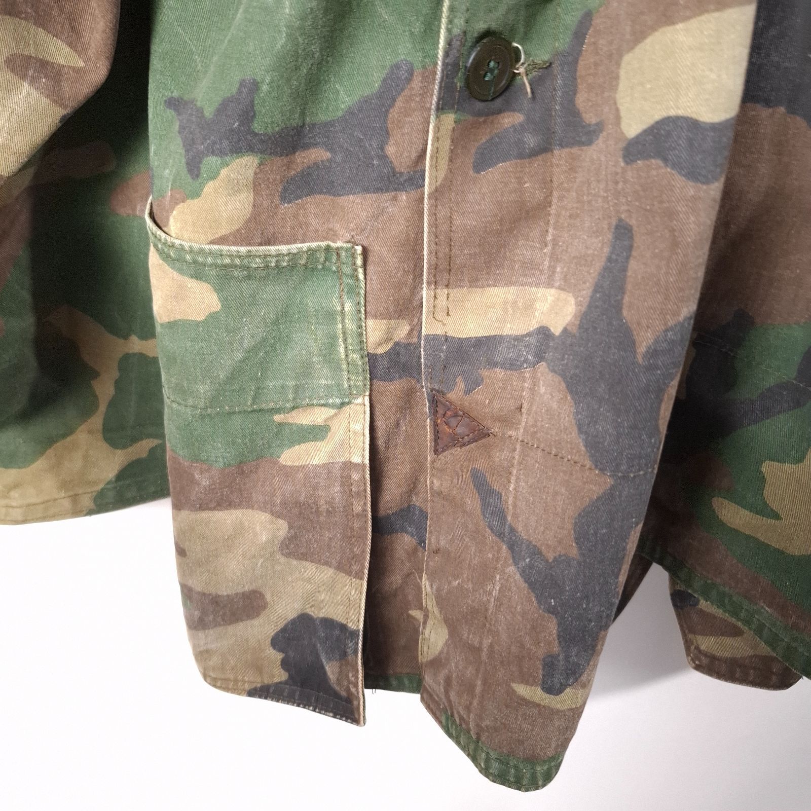 70s-80s Frida コーデュロイ襟 カモフラ 迷彩 ガンパッチ ハンティングジャケット メンズXL相当 KANDAIZUMI_COM