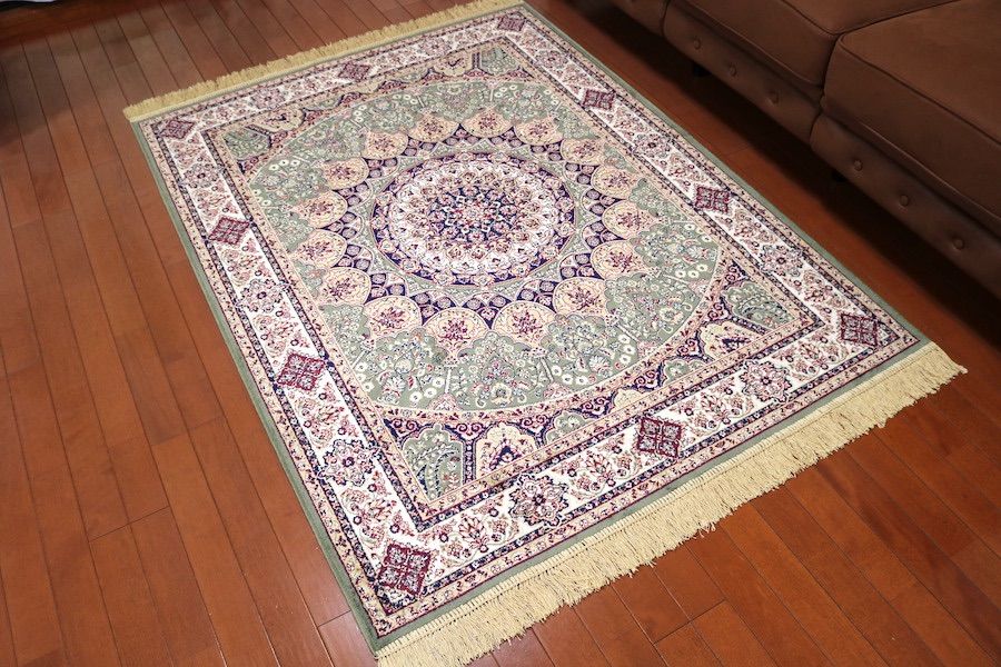 本日のセール！ペルシャ柄絨毯 120×160 新品未使用 カーペット 訳あり ペルシャ柄絨毯 120×160 新品未使用 カーペット 訳あり