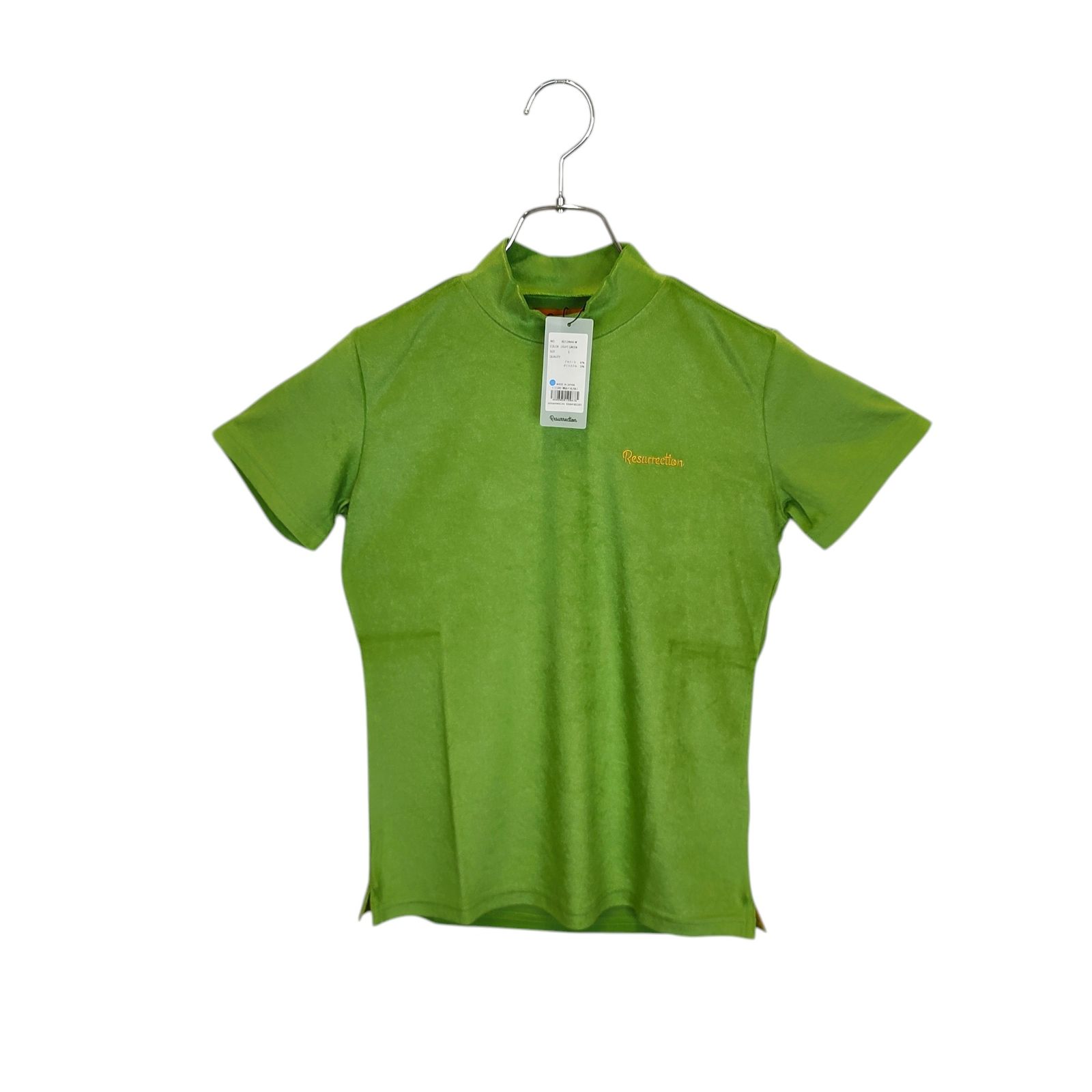 レザレクション ゴルフ モックネック Tシャツ M オフホワイト