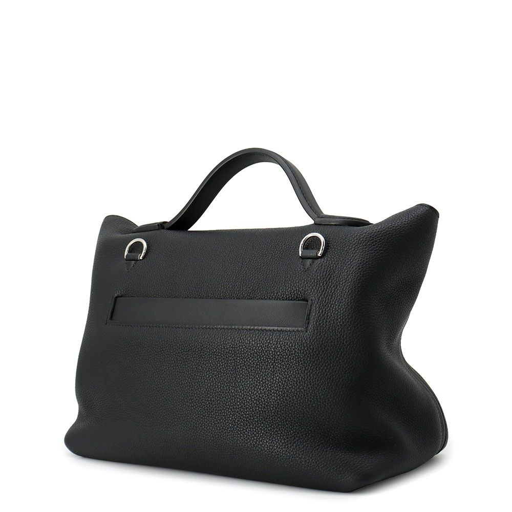 エルメス 24/24 29 サック ヴァンキャトル ブラック/シルバー金具 トゴ