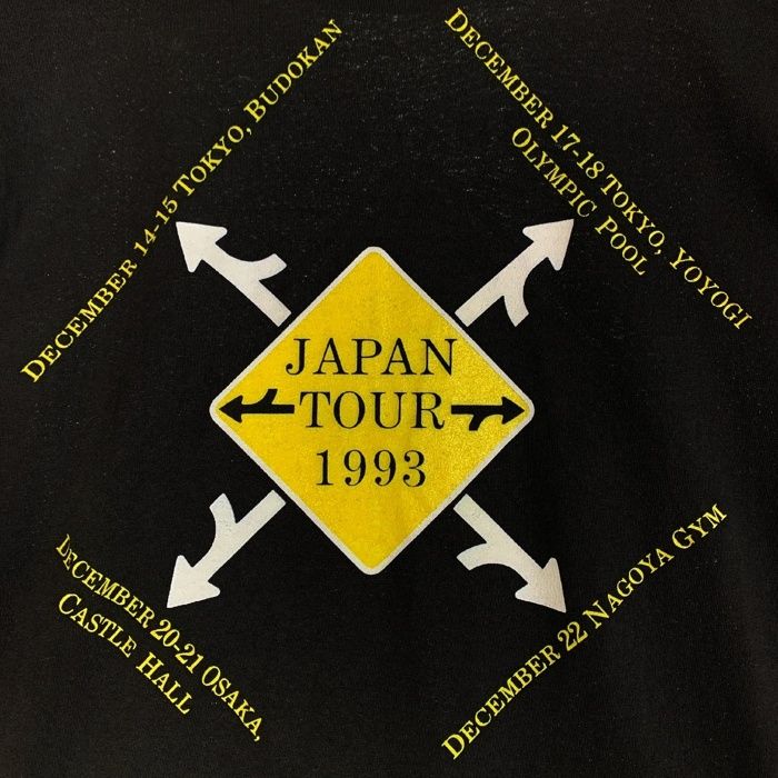 COVERDALE PAGE 1993年 JAPANツアー Tシャツ ビンテージ COVERDALE PAGE 1993年 JAPANツアー Tシャツ ビンテージ