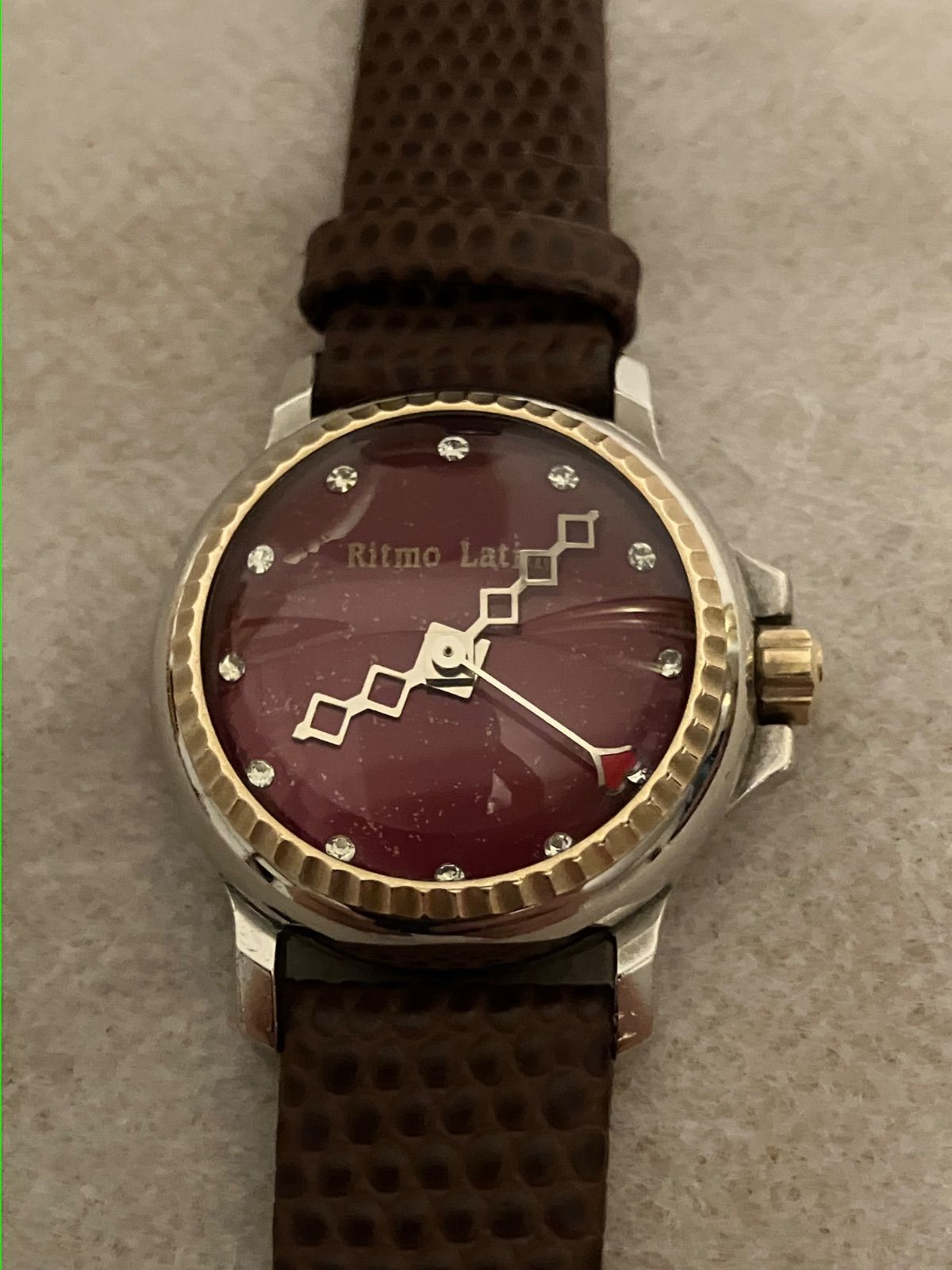 【新品電池★稼働品】Ritmo Latino リトモラティーノ　レディース腕時計 値下げ 稼働☆Ritmo Latino リトモラティーノ レディースQZ